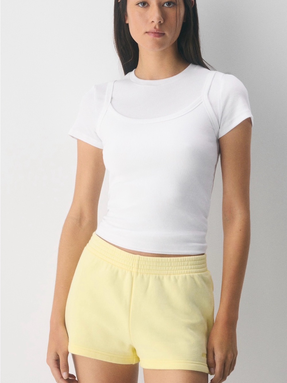 NWT Aritzia Cozy Sweatfleece Perfect Micro Short
